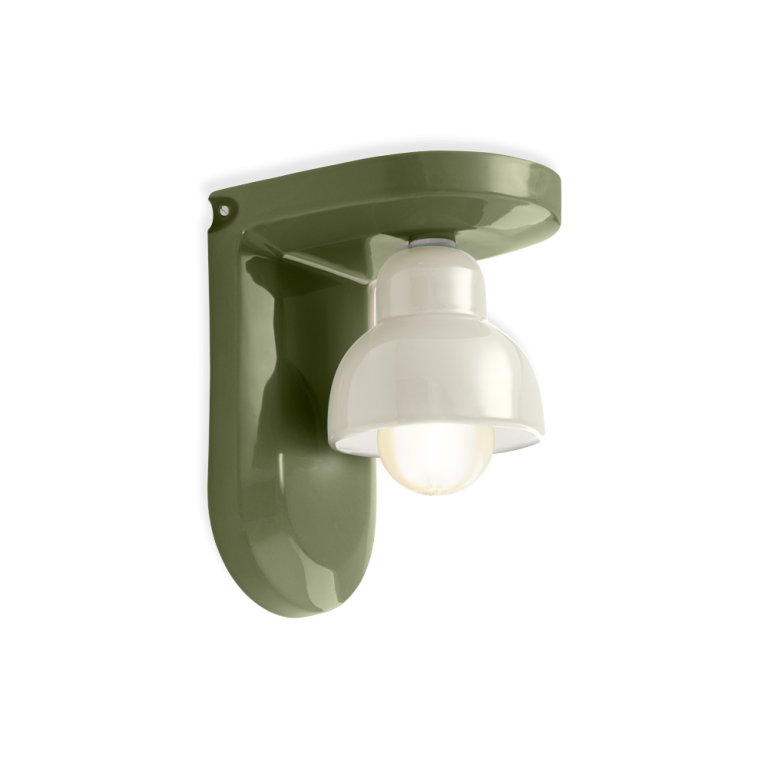 Applique Berimbau C2600 — Vert & Crème