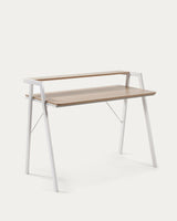 Bureau AARHUS — Acier blanc 115 x 60 cm