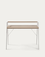 Bureau AARHUS — Acier blanc 115 x 60 cm