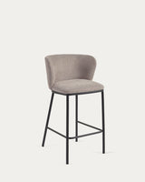 Tabouret Ciselia marron clair