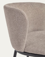Tabouret Ciselia marron clair