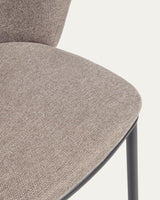 Tabouret Ciselia marron clair