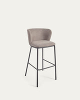 Tabouret Ciselia marron clair