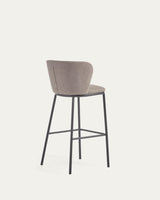 Tabouret Ciselia marron clair