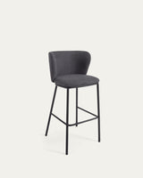 Tabouret Ciselia gris foncé