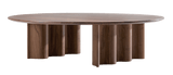 Table basse Curtain Couch (ronde) — Noyer américain