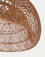 Abat-jour pour plafonnier Isora en rotin avec finition ton naturel — Isora