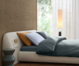 Housse de couette SABAL — Percale de coton lavé