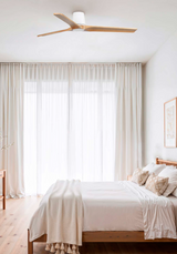 Ventilateur de plafond HEYWOOD TUB — Blanc