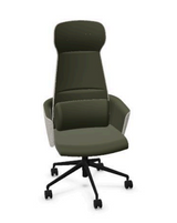Chaise de bureau MY BELLE — Haute avec roulettes