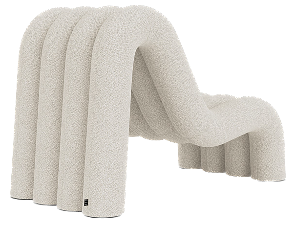 Chaise longue Alp — Alpine ivory 101