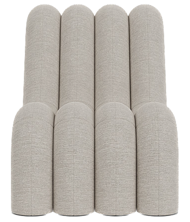 Chaise longue Alp — Sydney beige 22