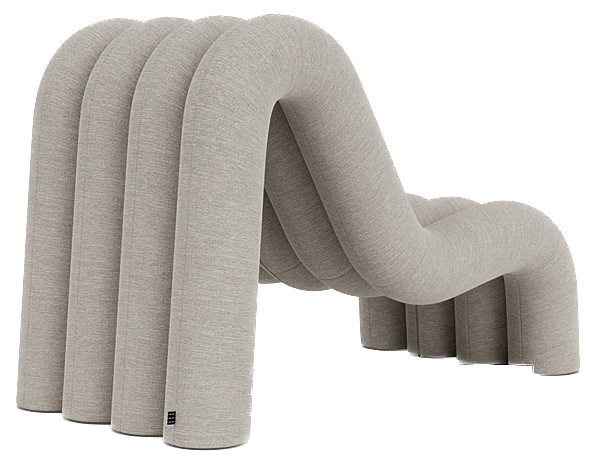 Chaise longue Alp — Sydney beige 22