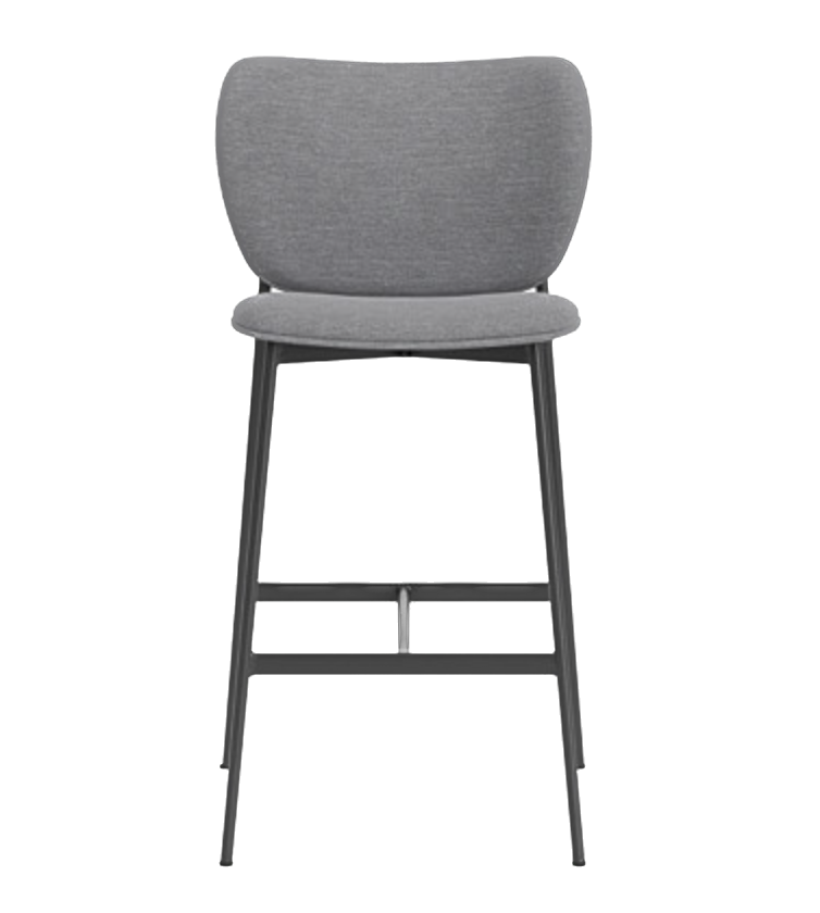Chaise de bar Eve — Sydney light grey 91