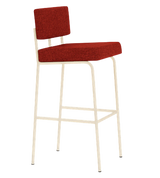 Chaise de bar Monday métal sable — Cube brick 128