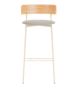 Chaise de bar Friday métal sable — Sydney beige 22