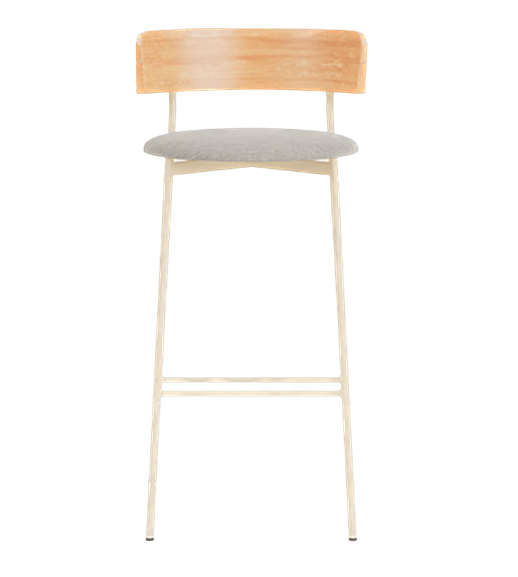 Chaise de bar Friday métal sable — Sydney beige 22