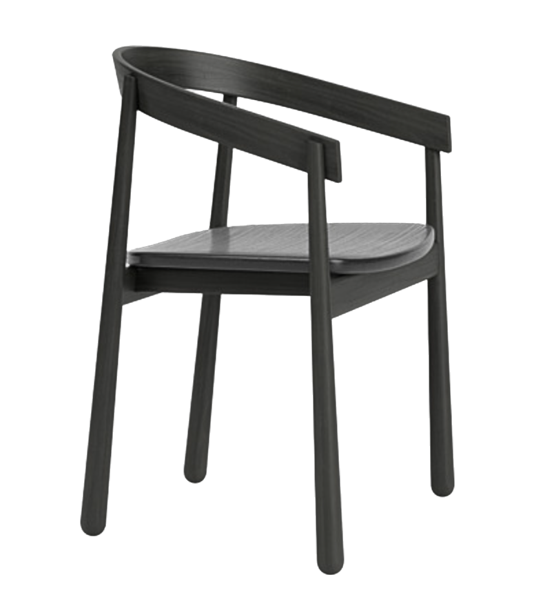 Chaise de diner Homerun — Noir