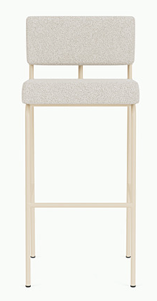 Chaise de bar Monday métal sable — Alpine ivory 101