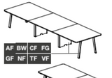 Bench TAKE-OFF EVO — Avec 2 pieds intermédiaires