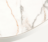 Table bistrot LIXFELD — Céramique blanche