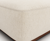 Canapé d'angle gauche ouvert JACOPO — Toile chinée