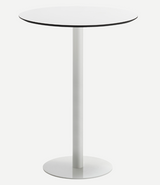 Table FLAT piétement 105 cm & plateau rond Ø80cm — M2 Bleu B44