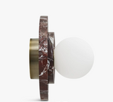 Applique murale ORBE — Marbre rouge