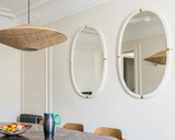 Miroir mural MARCELLO — Blanc