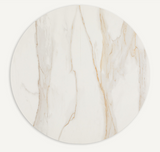 Plateau de table rond et extensible EXTENDO — Céramique