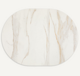 Plateau de table rond et extensible EXTENDO — Céramique