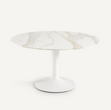 Plateau de table rond et extensible EXTENDO — Céramique