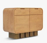 Buffet LEYLIA — Bois blond L100 cm