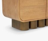 Buffet LEYLIA — Bois blond L100 cm