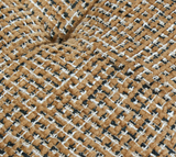 Chaise de bureau VALERIA — Tweed marron caramel