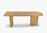 Table à manger COLUMBIA — Extensible Bois blond