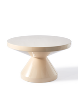 Table basse Zig Zag — Beige
