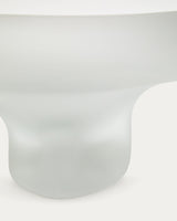 Centre de table ONDARO — Verre dépoli 15 cm