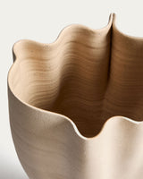Vase Nilea céramique beige 44 cm