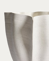 Vase Nilea céramique écrue 34 cm