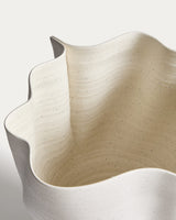 Vase Nilea céramique écrue 34 cm