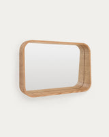Miroir Salaya contréplaqué frêne finition naturelle 90x60 Kave Home - vue principale