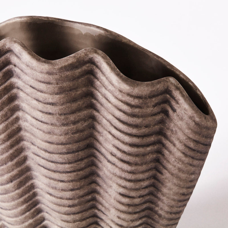 Concha Vase Grey Medium