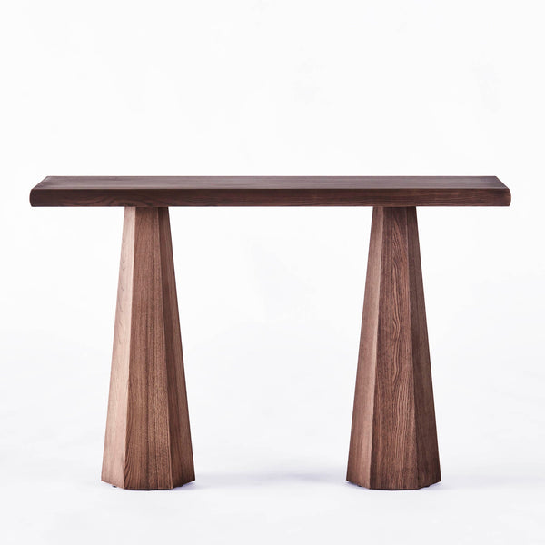 Hexagon Console Stained Ash