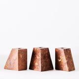 Pyramid Bougeoir Red