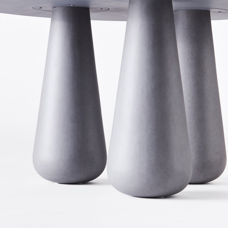 Round Table de diner Grey