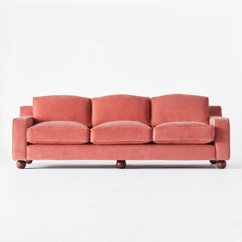 Lola Canapé Velvet Vintage Pink