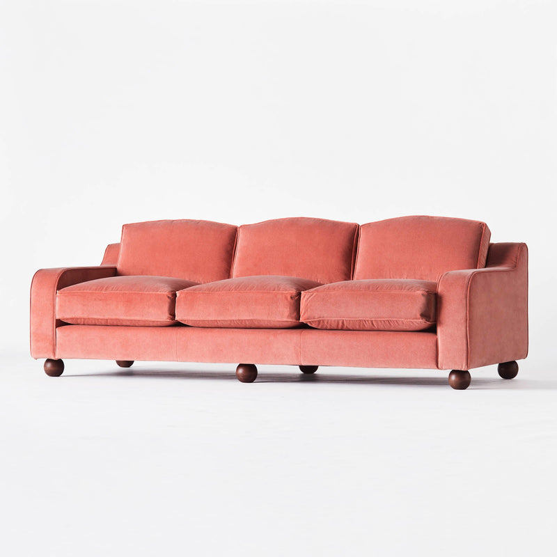 Lola Canapé Velvet Vintage Pink