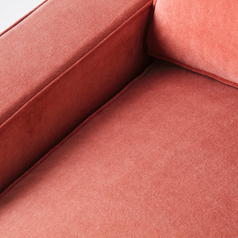 Lola Canapé Velvet Vintage Pink