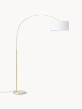 Lampadaire NIELS - Blanc et doré